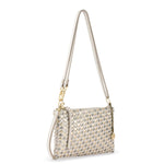 The Sak Vita Convertible Wristlet - Leather - Stone Metallic Woven