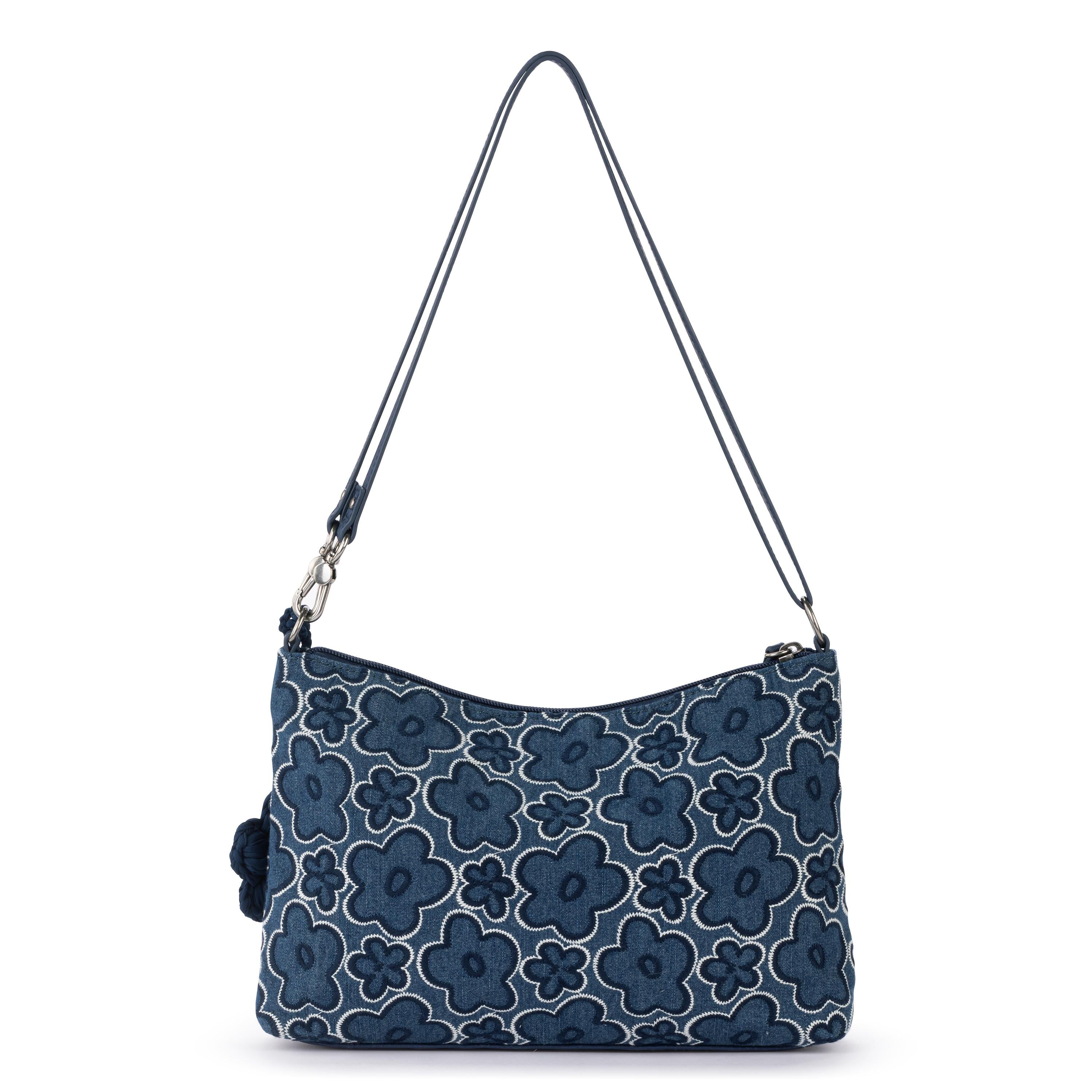 Sakroots Lumi Crossbody - Denim - Denim Retro Flower