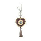 The Sak Yarnicharmz Dangle - Hand Crochet - Mushroom Patch