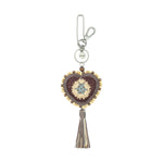 The Sak Yarnicharmz Dangle - Hand Crochet - Mushroom Patch