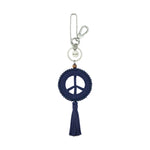 The Sak Yarnicharmz Dangle - Hand Crochet - Denim Tonal