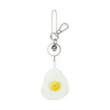 The Sak Yarnicharmz Dangle - Hand Crochet - Fried Egg