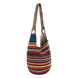 The Sak Los Feliz 120 Hobo - Hand Crochet - Woodland Stripe