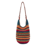 The Sak Los Feliz 120 Hobo - Hand Crochet - Woodland Stripe