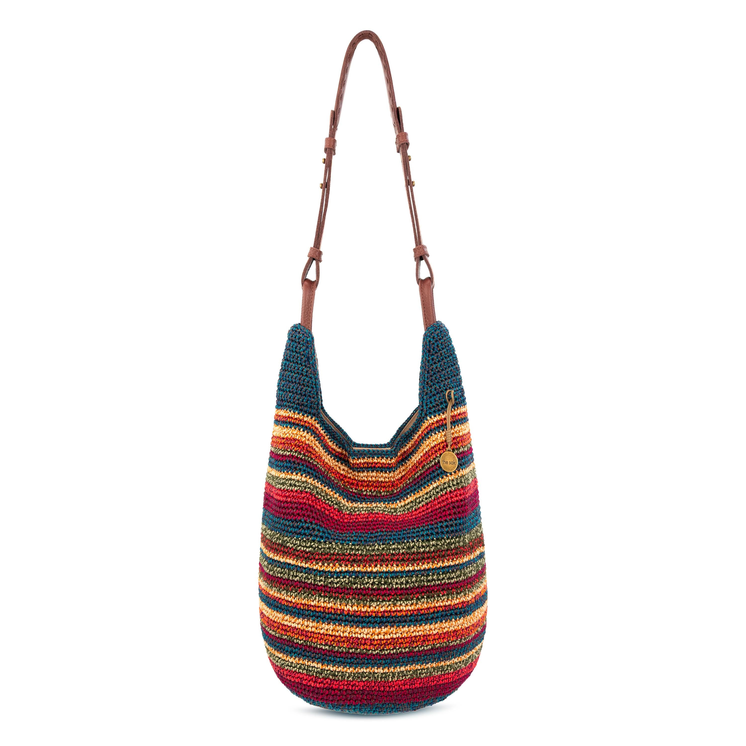 The Sak Los Feliz 120 Hobo - Hand Crochet - Woodland Stripe