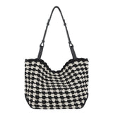 The Sak Los Feliz Medium Tote - Hand Crochet - Black Ecru Shell
