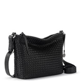 The Sak Melrose Crossbody - Leather - Black Woven