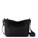 The Sak Melrose Crossbody - Leather - Black Woven