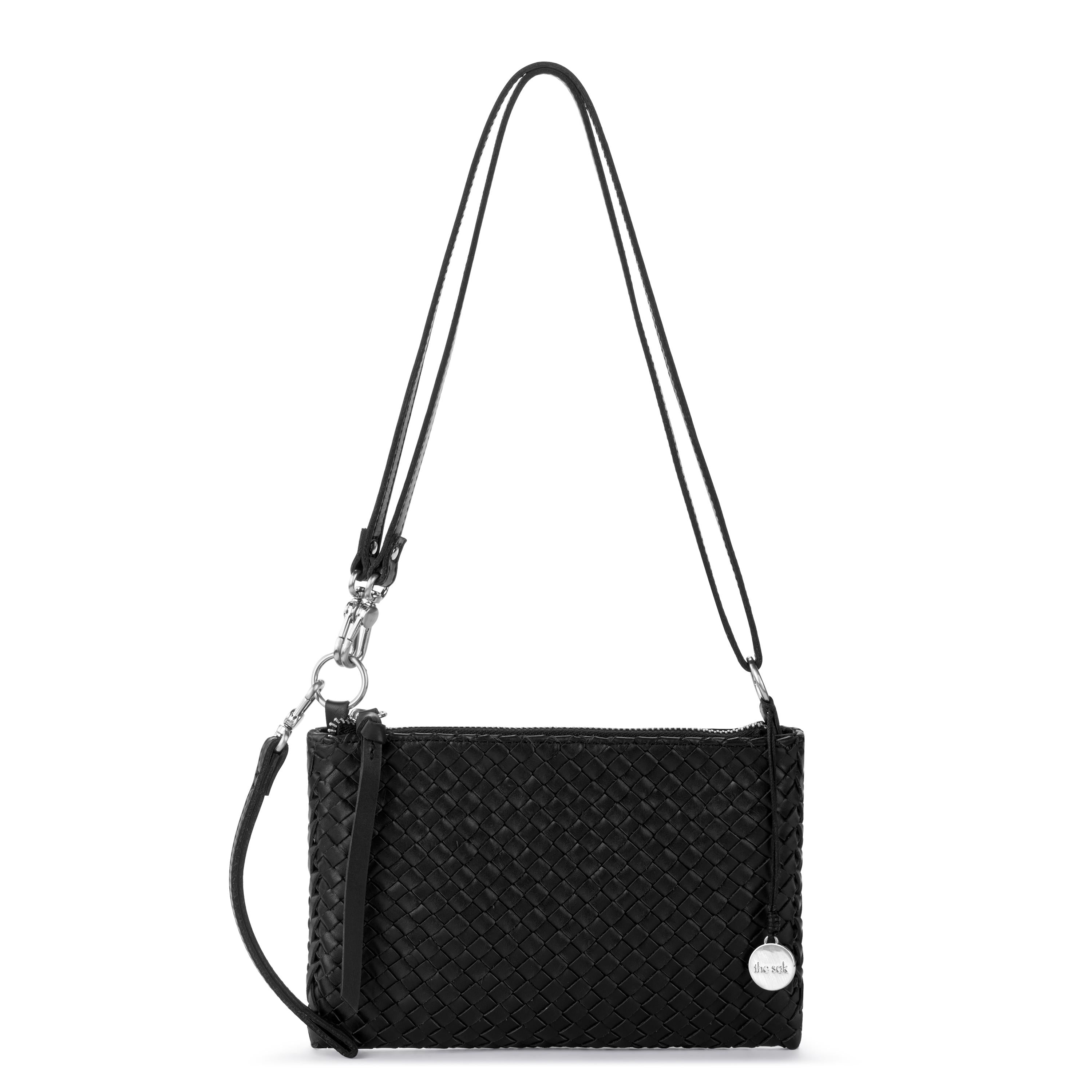 The Sak Vita Convertible Wristlet - Leather - Black Woven