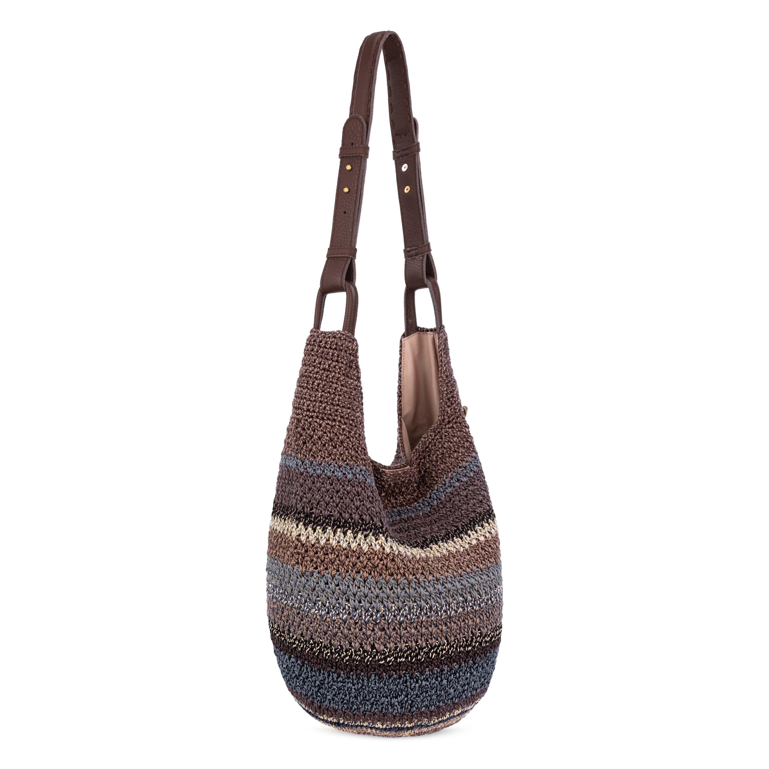 The Sak Los Feliz 120 Hobo - Hand Crochet - Aspen Stripe