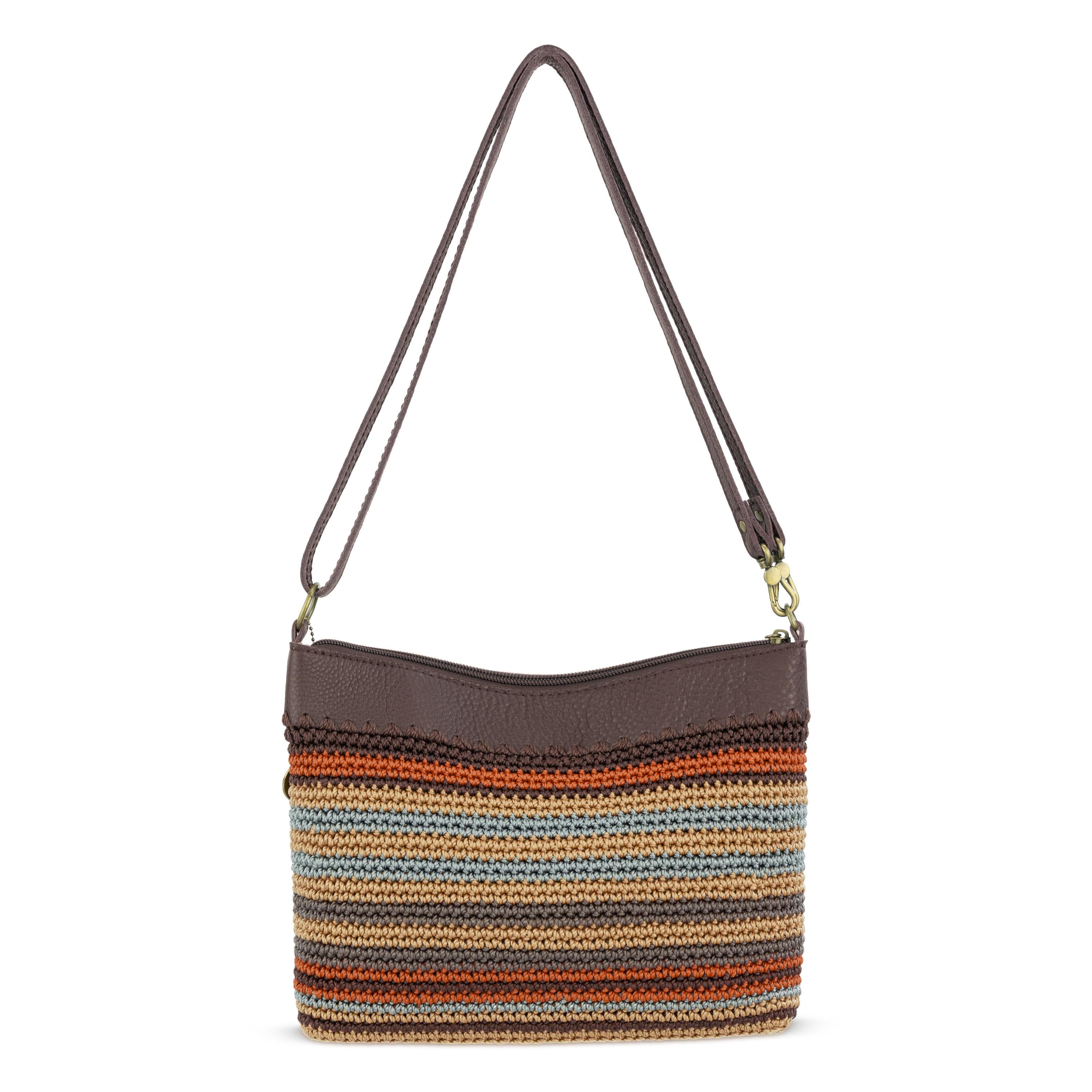The Sak Lumi Crossbody - Hand Crochet - Harvest Stripe