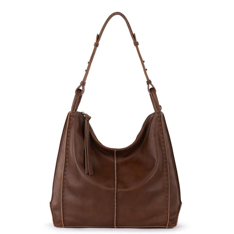 The Sak Los Feliz Bucket Hobo - Leather - Whiskey