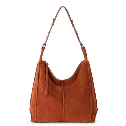 The Sak Los Feliz Bucket Hobo - Leather - Persimmon Suede