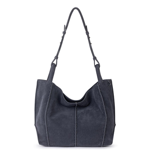 The Sak Los Feliz Medium Tote - Leather - Storm Grey Suede