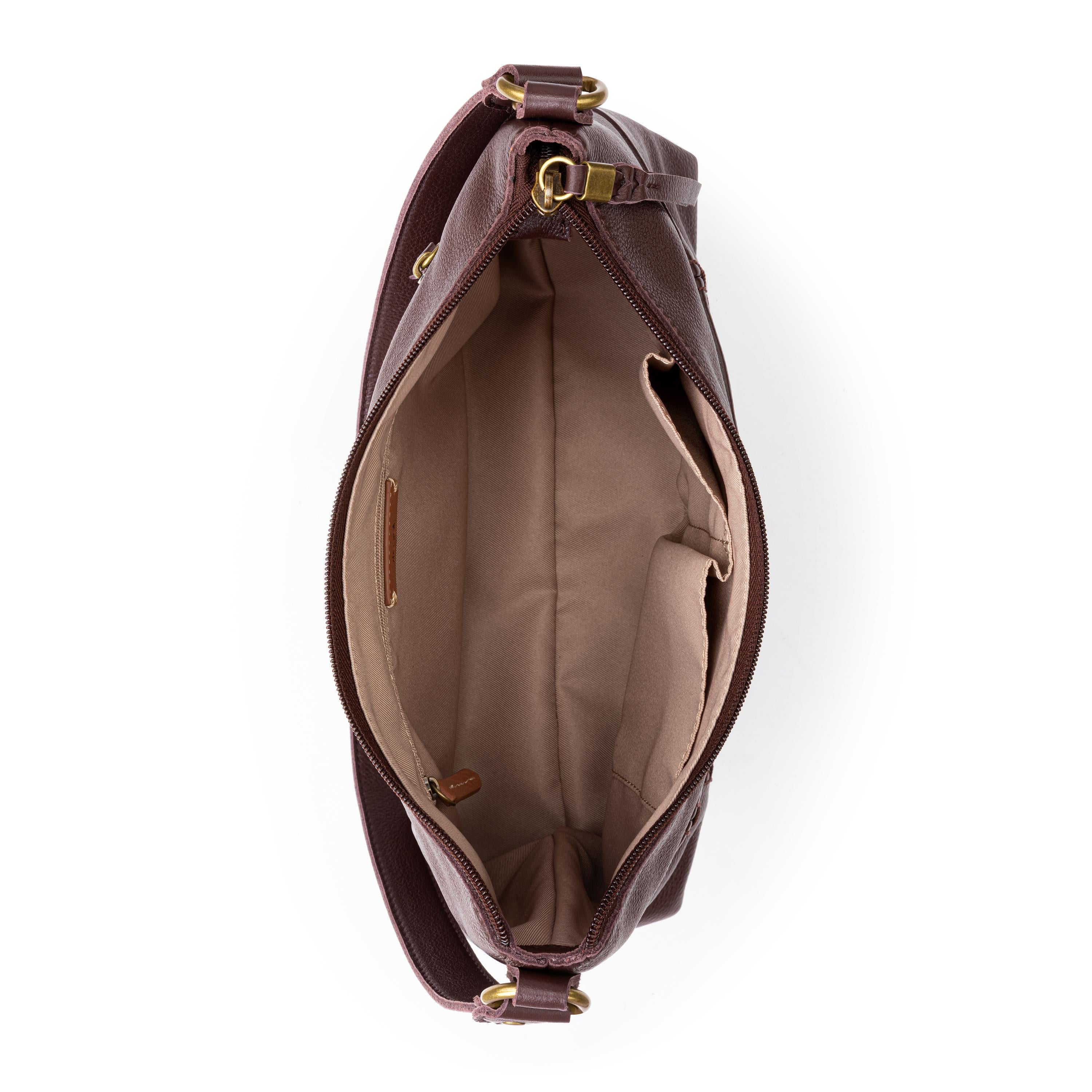 The Sak Melrose Shoulder Bag - Leather - Mahogany