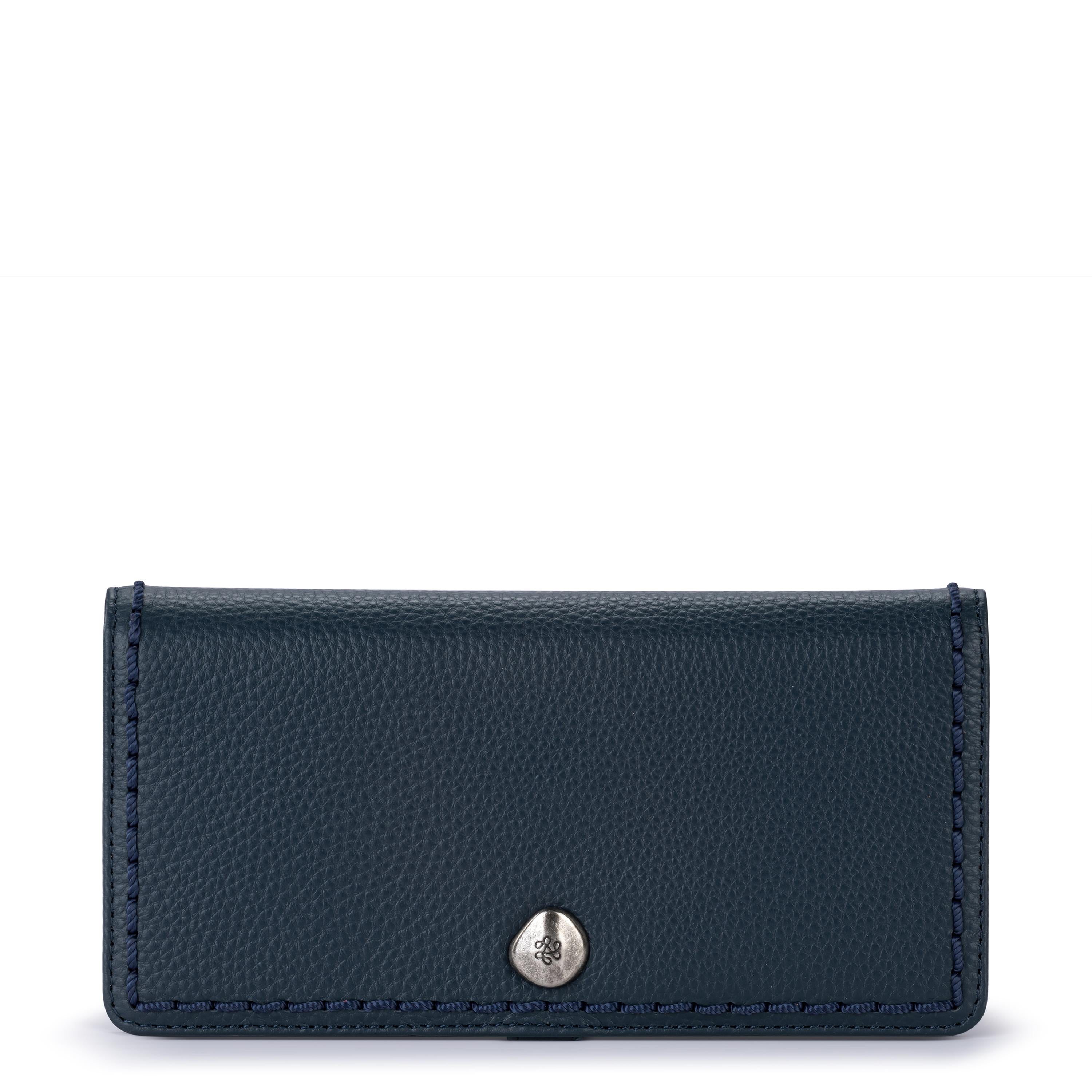 The Sak Mira Large Wallet - Leather - Indigo
