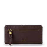 The Sak Mira Large Wallet - Leather - Mahogany