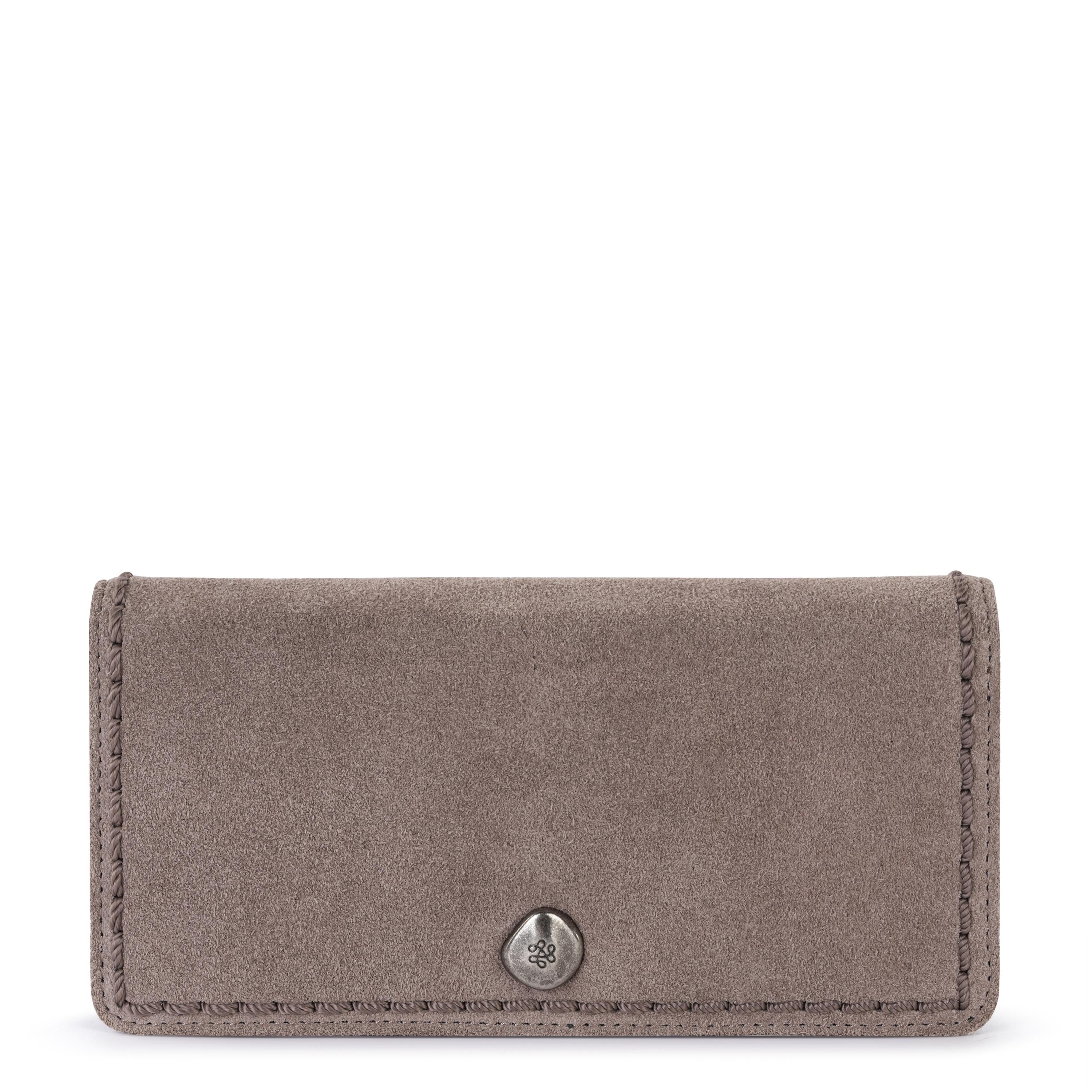 The Sak Mira Large Wallet - Leather - Mushroom Suede