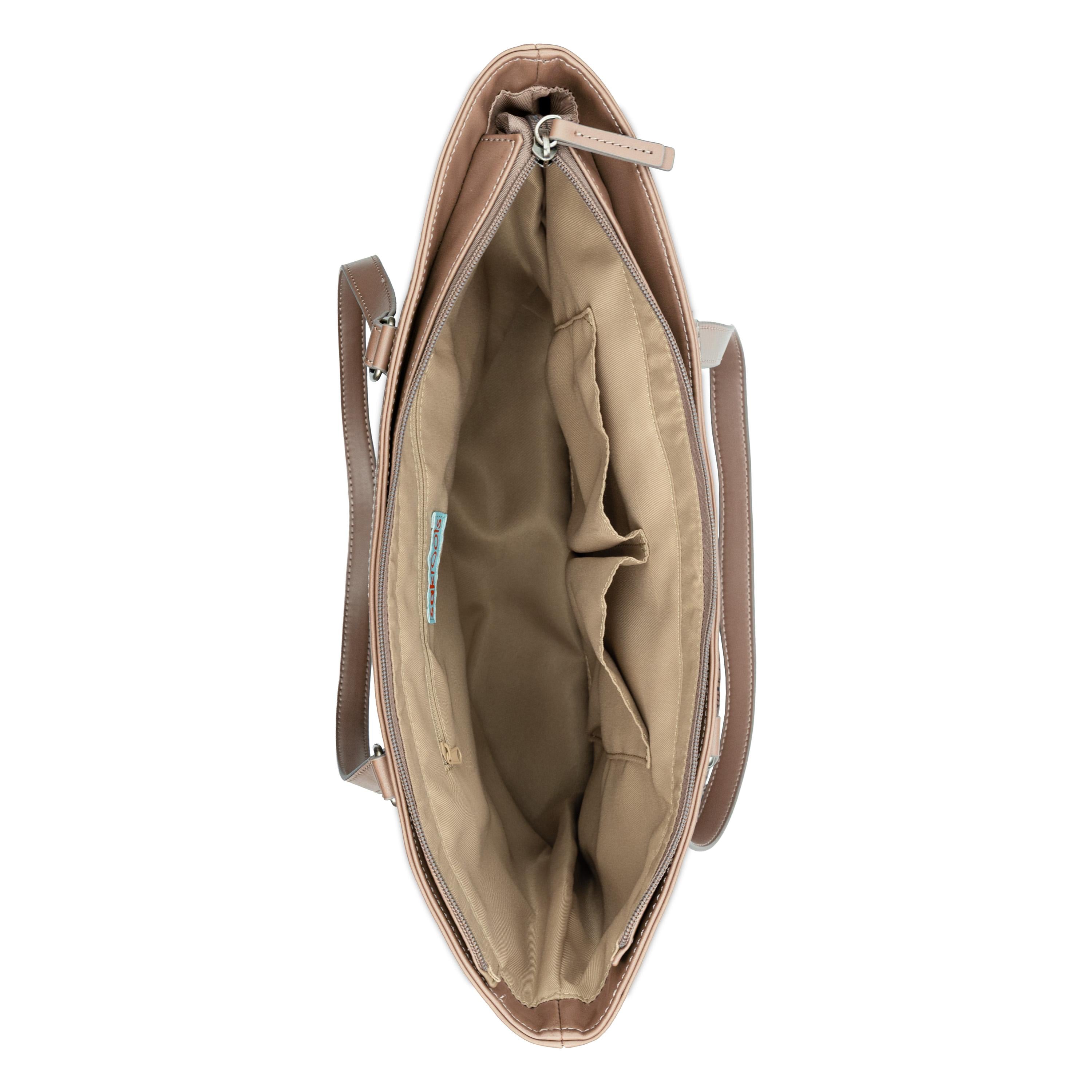 Sakroots Banyan Shoulder Tote - EcoTwill - Mushroom In Bloom Embossed
