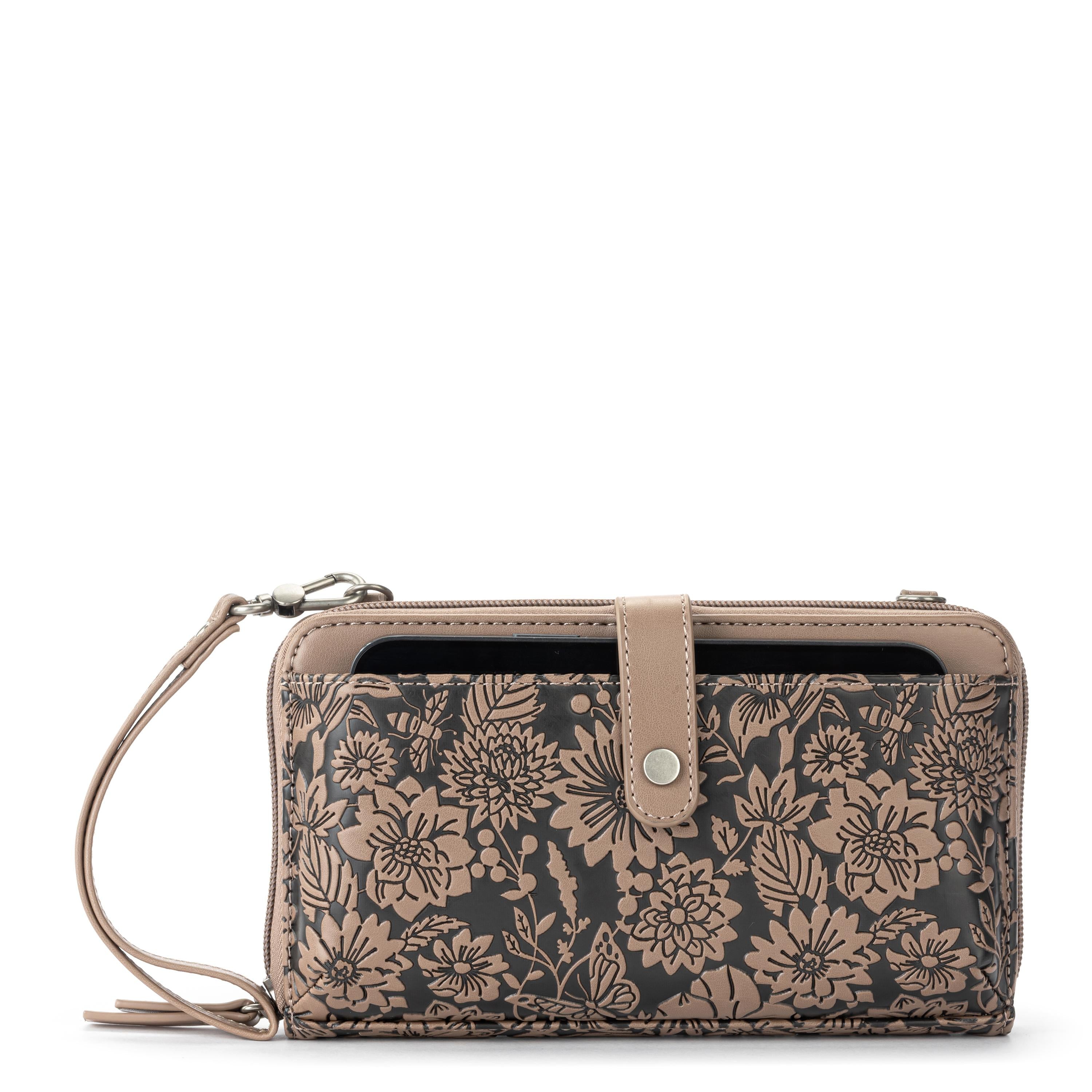 Sakroots Smartphone Wallet - EcoTwill - Mushroom In Bloom Embossed