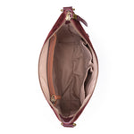 The Sak Ashland Crossbody - Leather - Black Cherry Suede