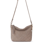 The Sak Melrose Crossbody - Leather - Mushroom Suede Sand Suede Woven
