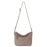 The Sak Melrose Crossbody - Leather - Mushroom Suede Sand Suede Woven