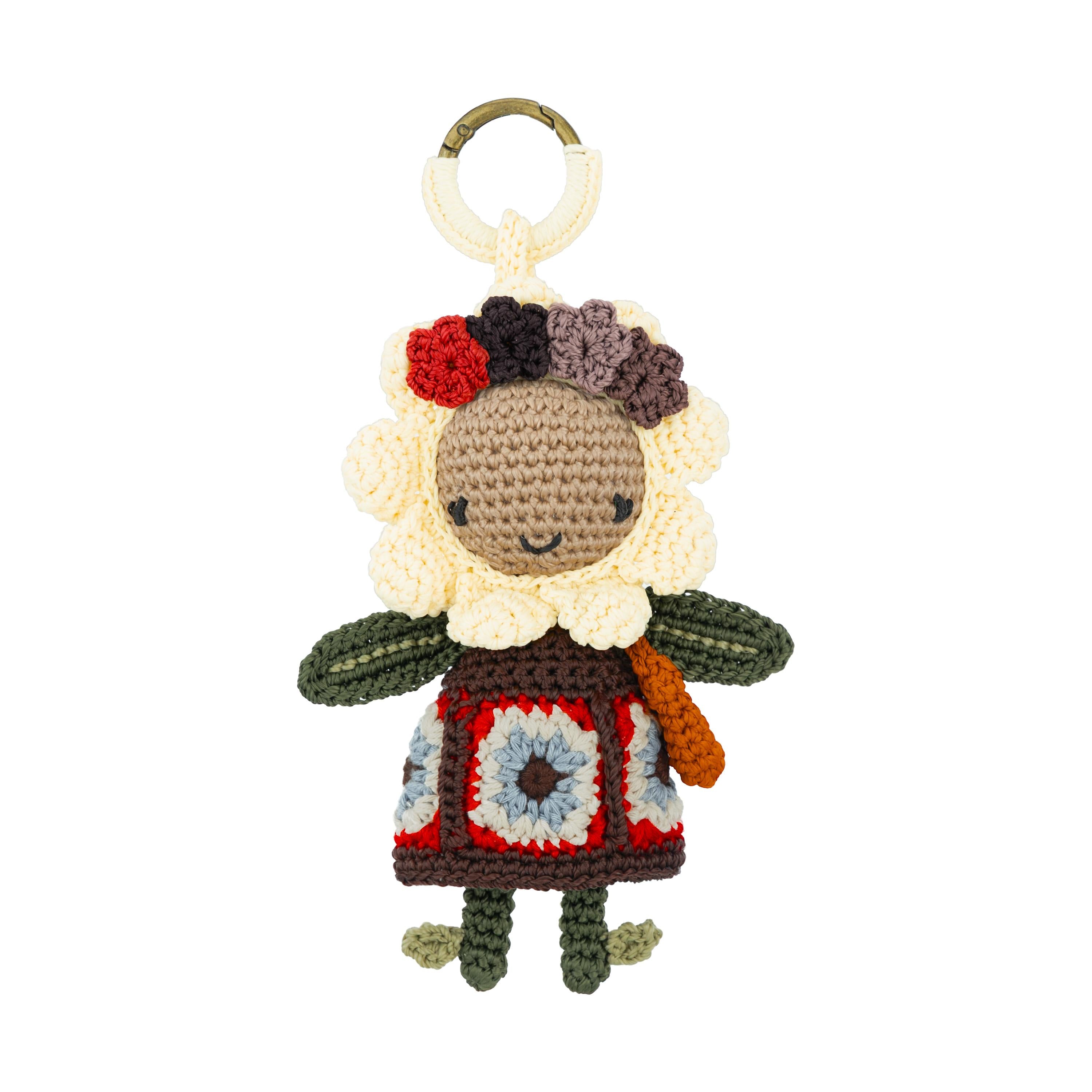 The Sak Sunbudz Sunflower Dangle - Hand Crochet - Maizee