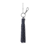 The Sak Birch Tassel Dangle - Leather - Storm Grey Stud Suede