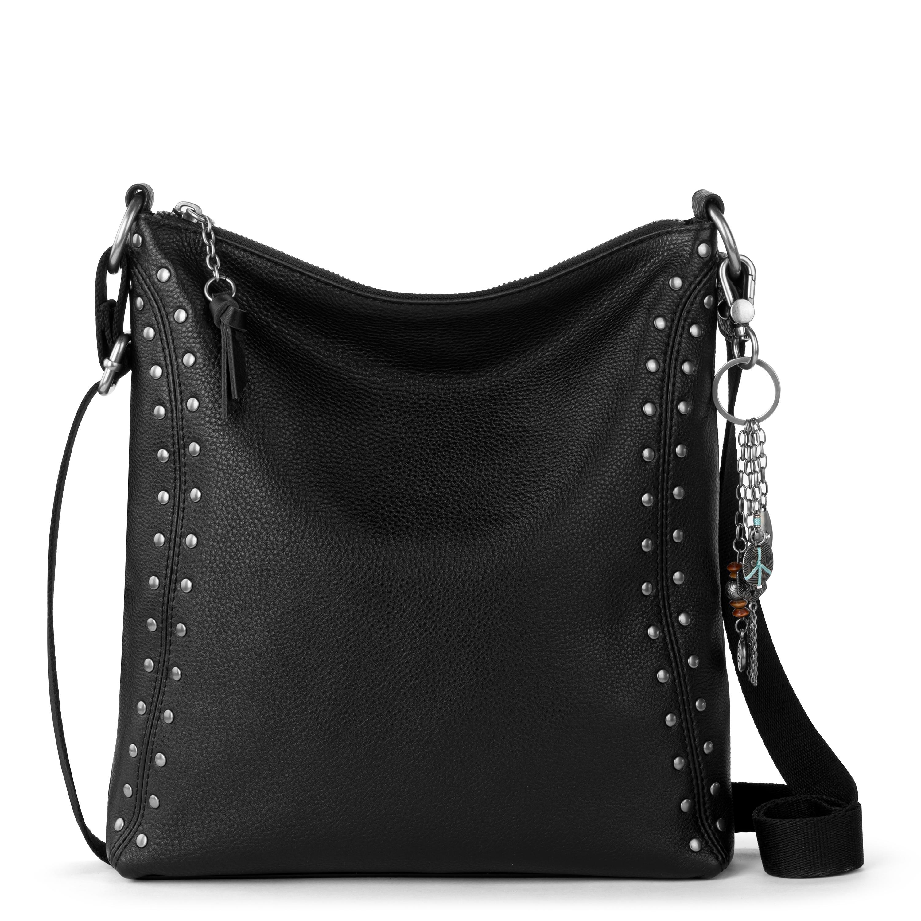 The Sak Lucia Crossbody - Leather - Black Silver Stud