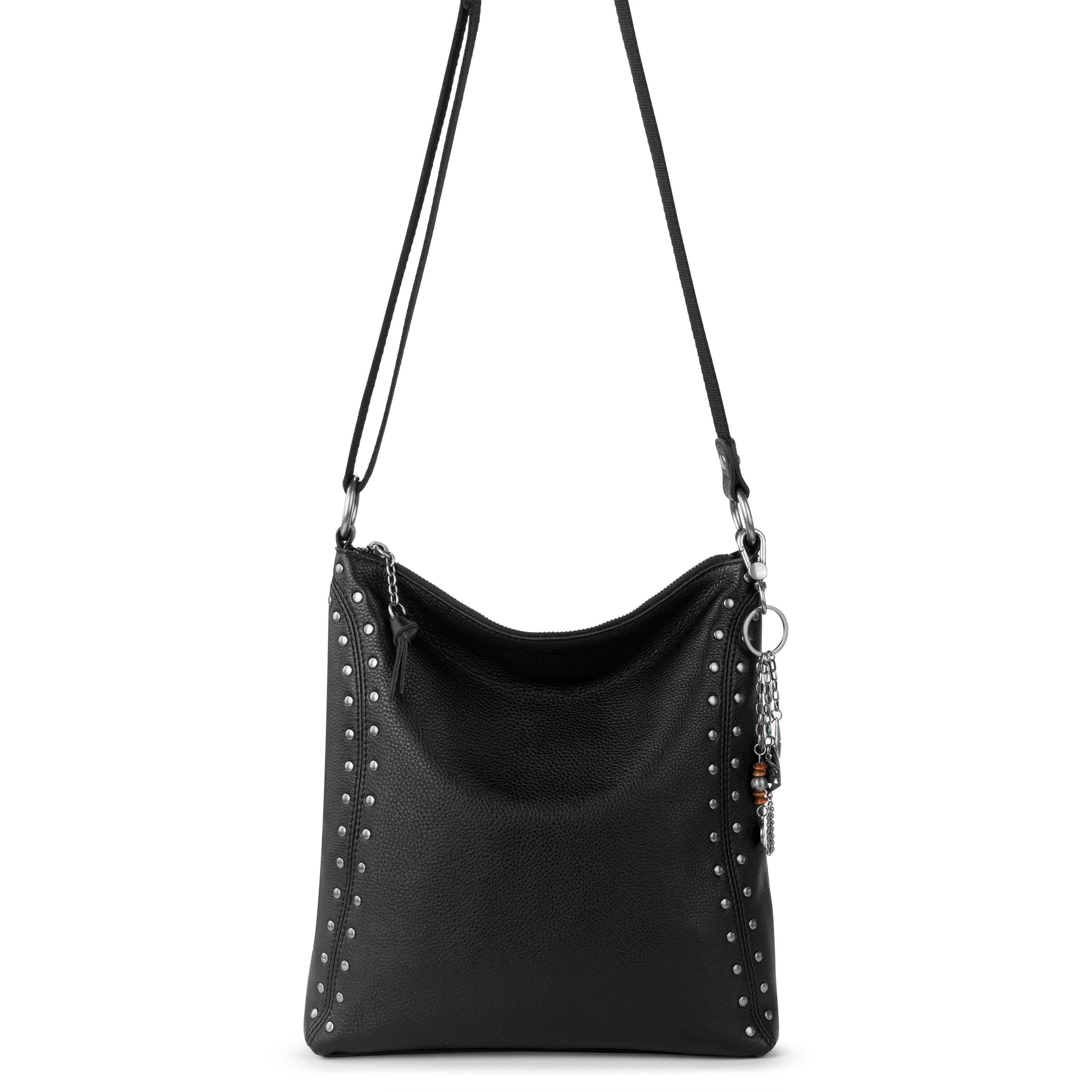 The Sak Lucia Crossbody - Leather - Black Silver Stud