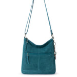 The Sak Lucia Crossbody - Leather - Deep Teal Suede