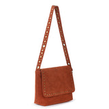 The Sak Marlow Flap Shoulder - Leather - Persimmon Suede Belt