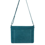 The Sak Melrose Crossbody - Leather - Deep Teal Suede