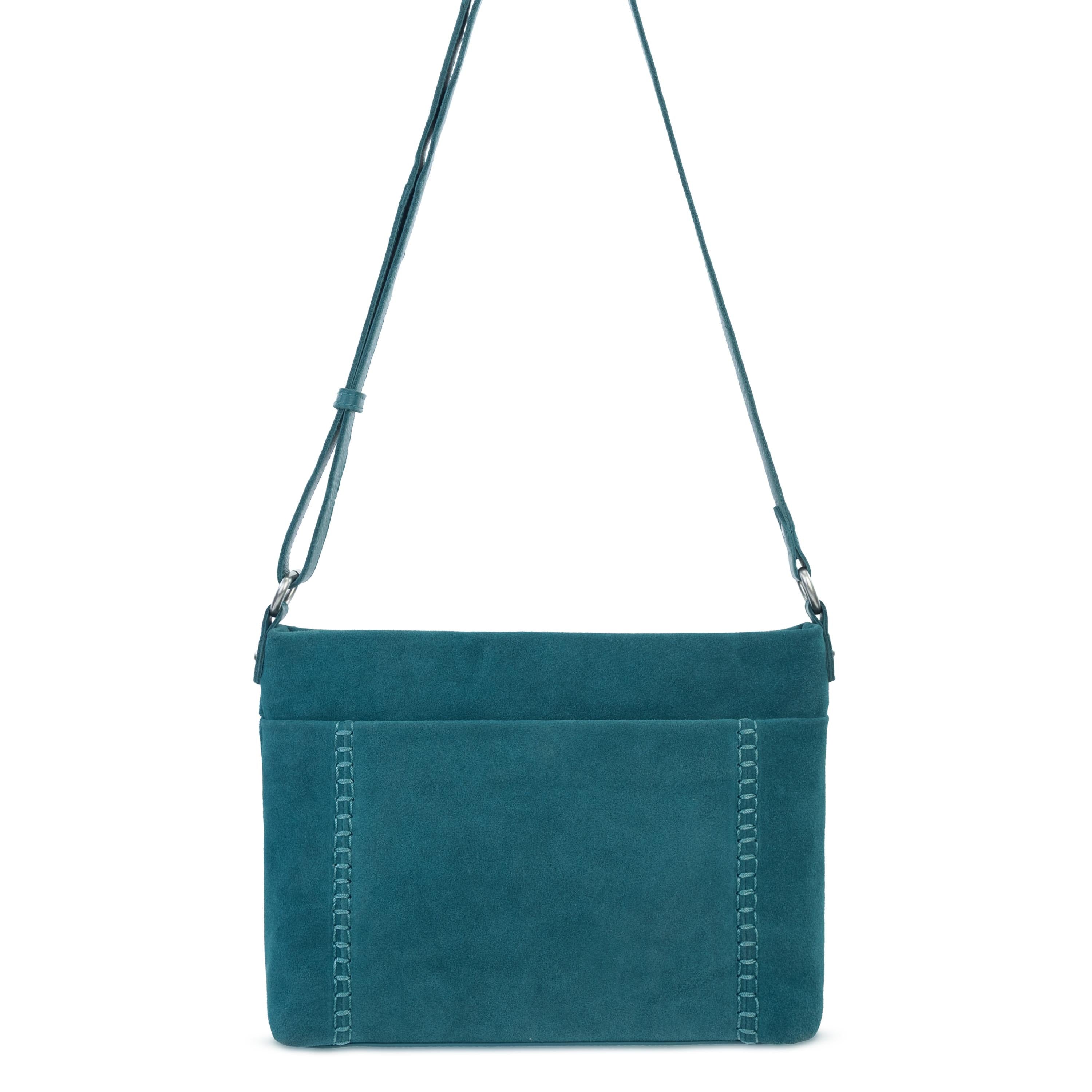 The Sak Melrose Crossbody - Leather - Deep Teal Suede