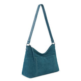 The Sak Melrose Shoulder Bag - Leather - Deep Teal Suede