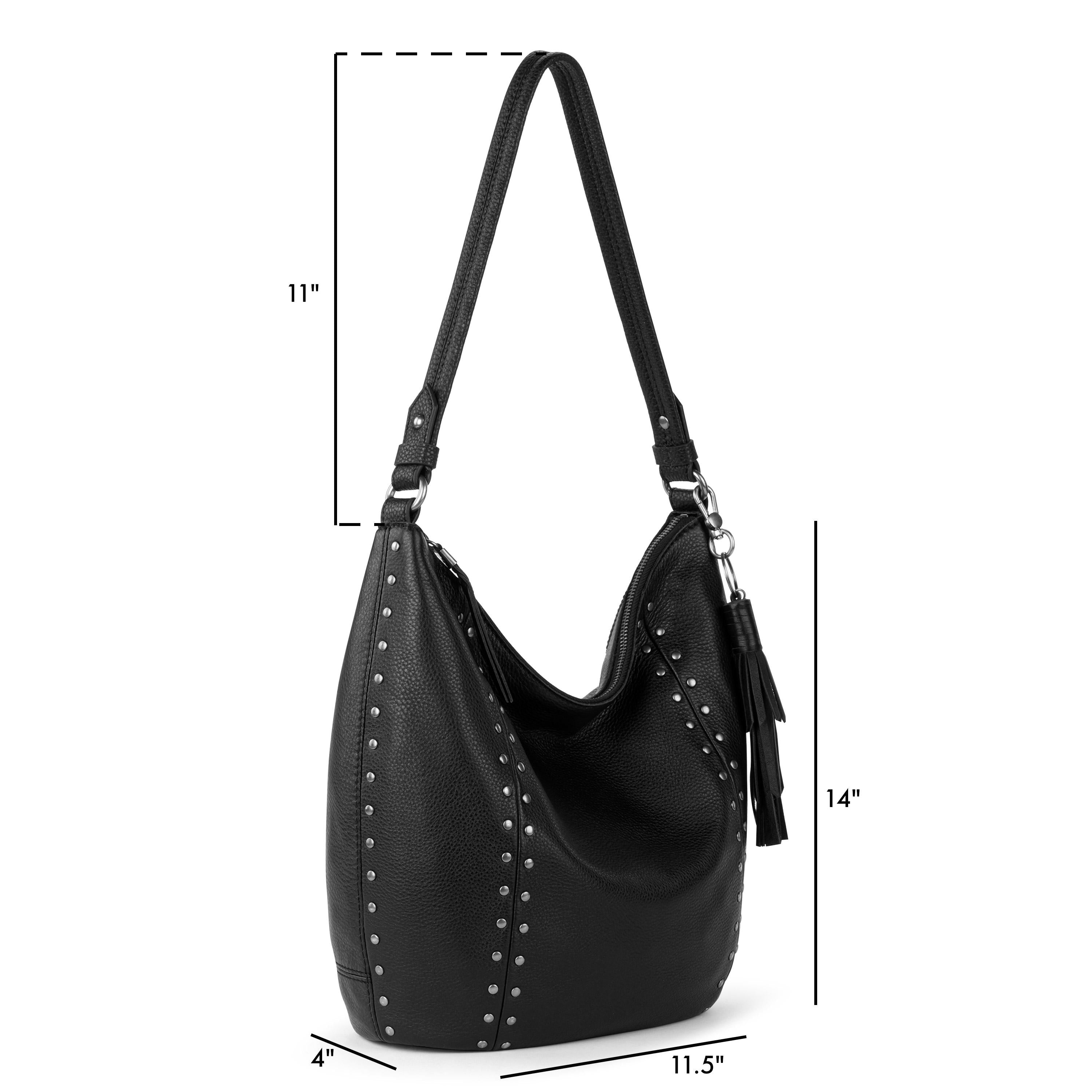 The Sak Sequoia Hobo - Leather - Black Silver Stud