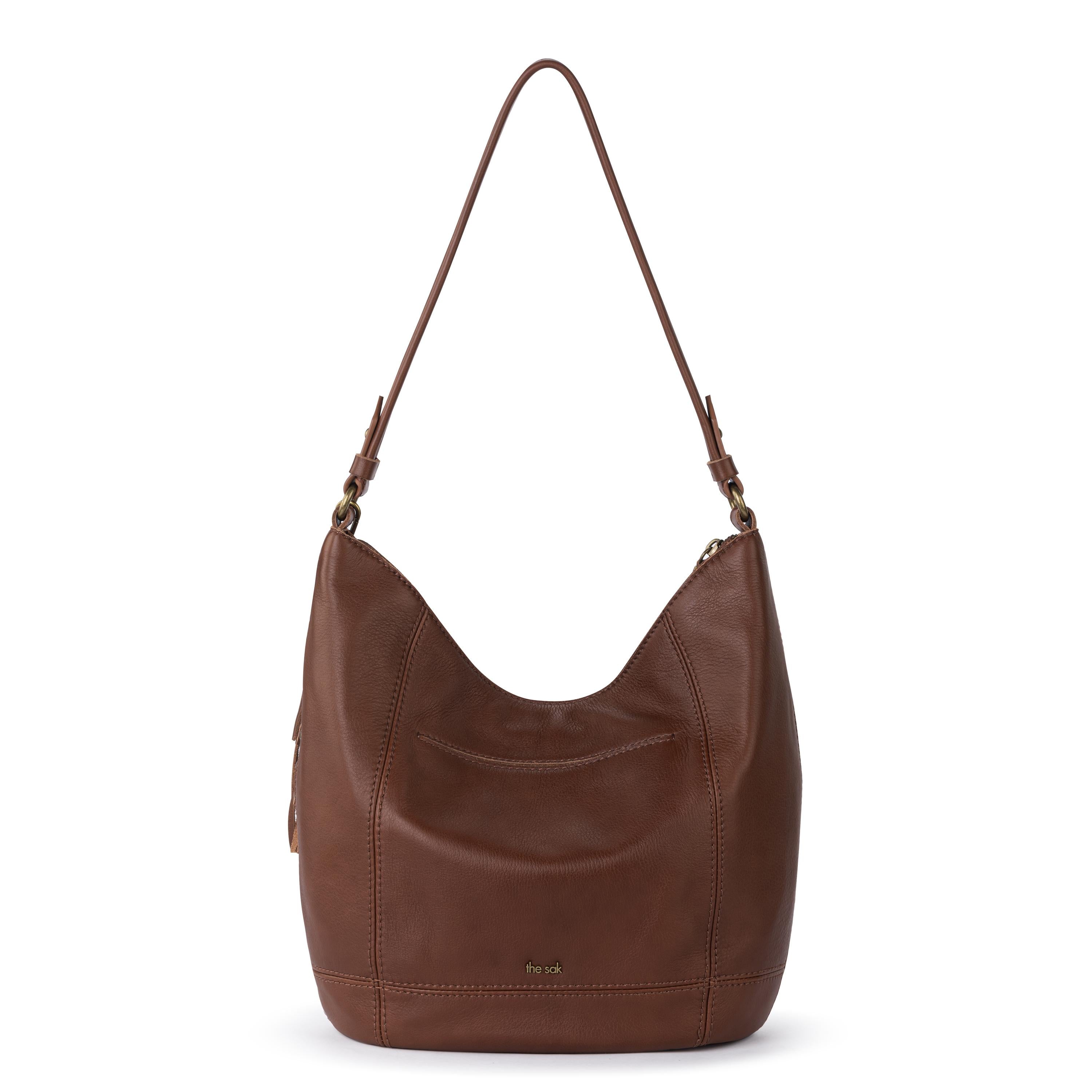 The Sak Sequoia Hobo - Leather - Whiskey Gold Stud