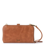 The Sak Iris Smartphone Wallet - Leather - Tobacco Gold Stud