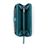 The Sak Iris Smartphone Wallet - Leather - Deep Teal Suede