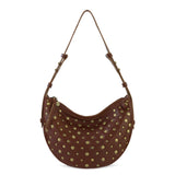 The Sak Tess Shoulder Bag - Leather - Whiskey Gold Stud
