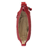 Sakroots Banyan Hobo - EcoTwill - Crimson Flower Blossom Quilted