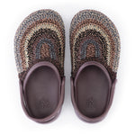 The Sak Bolo Clog - Hand Crochet - Aspen Stripe