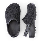 The Sak Bolo Clog - Hand Crochet - Ash Static