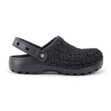 The Sak Bolo Clog - Hand Crochet - Ash Static