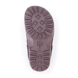 The Sak Bolo Clog - Hand Crochet - Nutmeg Static