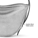 The Sak Tess Sling - Leather - Dark Silver