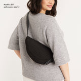 The Sak Tess Sling - Hand Crochet - Black